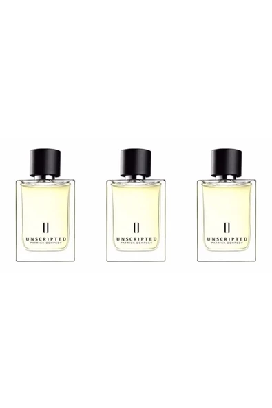 AVON   Unscripted Patrick Dempsey 75 Ml Edt 3'lü Erkek Parfüm Seti ürün görseli 1