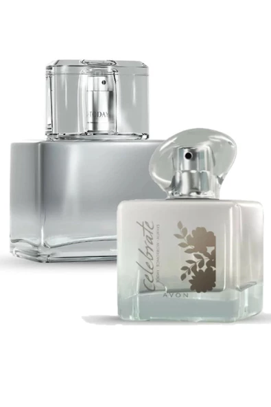 AVON   Celebrate Edp 50ml Kadın Ve Celebrate Edt 75 ml Erkek Parfüm Seti SET23465 ürün görseli 1