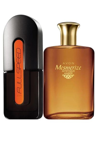 AVON   Full Speed Ve Mesmerize Mystique Amber Erkek Parfüm Paketi ürün görseli 1