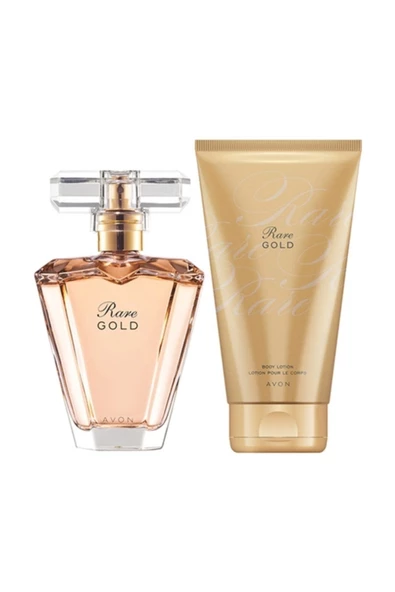 AVON   Rare Gold Kadın Parfüm Vücut Losyonu Set ürün görseli 1