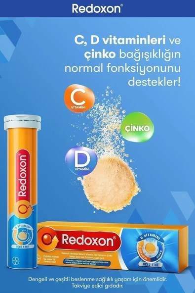 Redoxon Üçlü Etki 15 Efervesan Tablet 2'li Paket - Resim 3