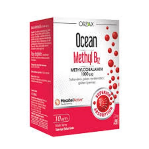 Ocean Methyl B12 Sprey 1000 mg 10 ml ürün görseli 1