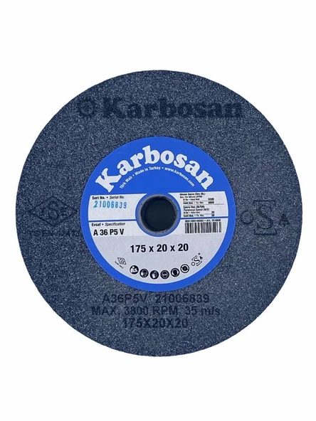 Karbosan 175X20X20 36 Kum NK Taşlama Taşı ürün görseli 1