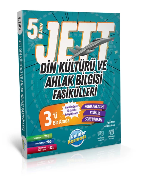 Ünlüler Karması 5. Sınıf Jett Din Kültürü ve Ahlak Bilgisi Fasikülleri Soru Bankası ürün görseli 1