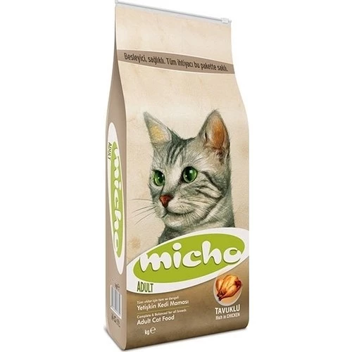 Micho Tavuklu (Hamsi ve Pirinç eşliğinde) Yetişkin Kedi Maması 1,5Kg ürün görseli 1