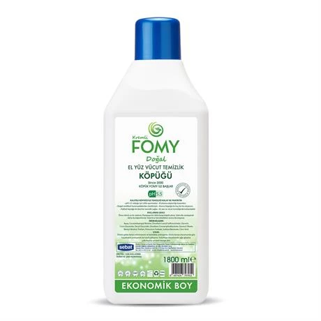 FOMY Doğal ve Narin El Temizleme Köpüğü - Özenle Hazırlanmış Nemlendirici Yenileyici Formül 1800ml ürün görseli 1