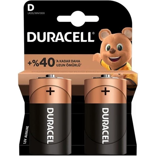 Duracell D Büyük Boy 4 Lü Pil - Resim 3