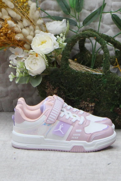 Fort Cool King Kısa Pudra Rahat Sneaker Çocuk Ayakkabı ürün görseli 1