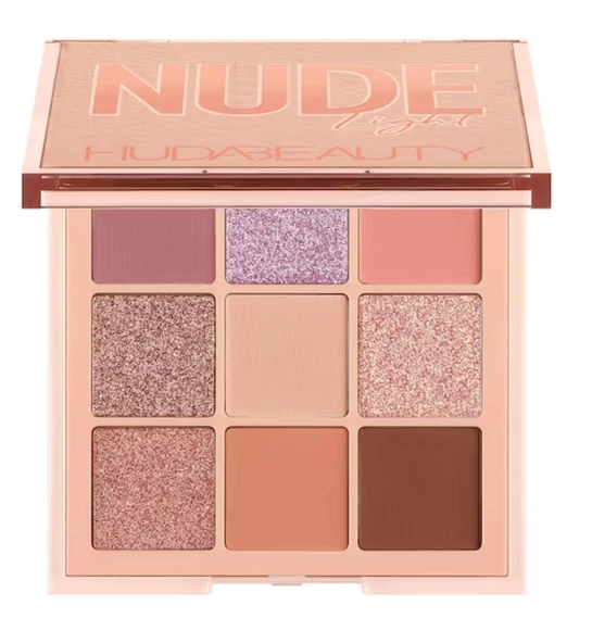 HUDA BEAUTY Nude Obsessions Eyeshadow Palette NUDE LIGHT - Far Paleti ürün görseli 1