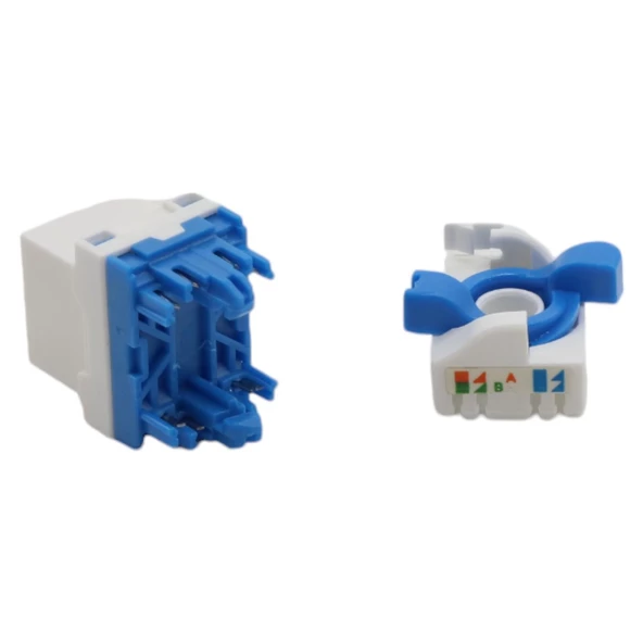 KEYSTONE JACK UTP CAT6 180 D ÇEVİRMELİ (10'LU PAKET) - Resim 4