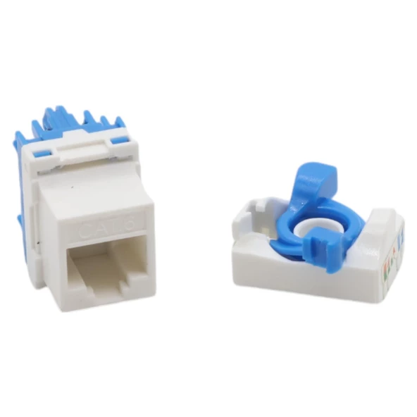 KEYSTONE JACK UTP CAT6 180 D ÇEVİRMELİ (10'LU PAKET) ürün görseli 1