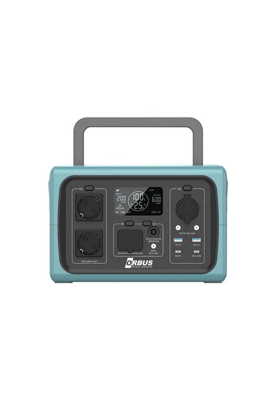 Orbus 600W(512Wh) Power Station Taşınabilir Güç Kaynağı ürün görseli 1