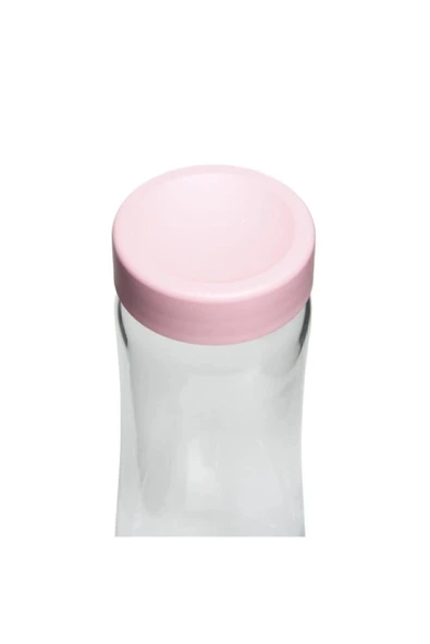 Basıc Pembe Kapaklı Şişe - Resim 3