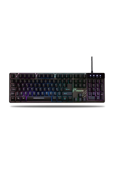 Classone RGB10 RGB Kablolu Oyuncu Klavyesi - Resim 6