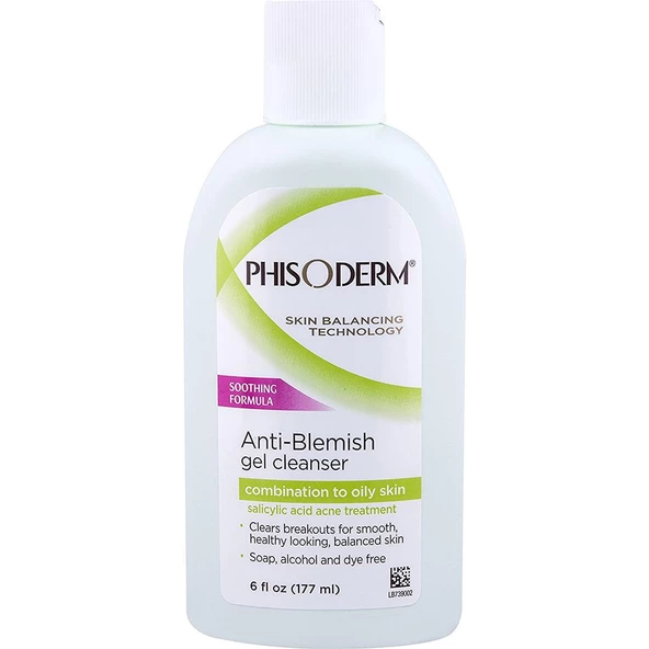 Phisoderm Anti-Blemish Sivilce Temizleyici Jel 177ML ürün görseli 1