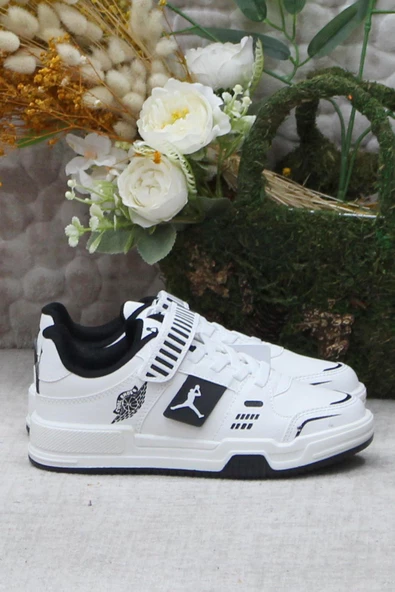 Fort Cool King Kısa Beyaz Rahat Sneaker Çocuk Ayakkabı ürün görseli 1