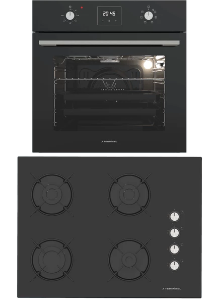 Termikel Ankastre Set (BO O64D5C B + BH P7144C B) ürün görseli 1