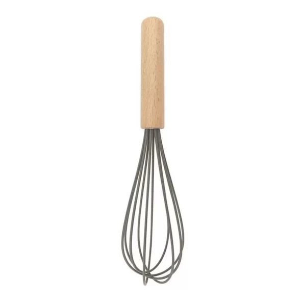 SİLİKON ÇIRPICI 23 CM AHŞAP SAP (SAP-30) - Resim 4