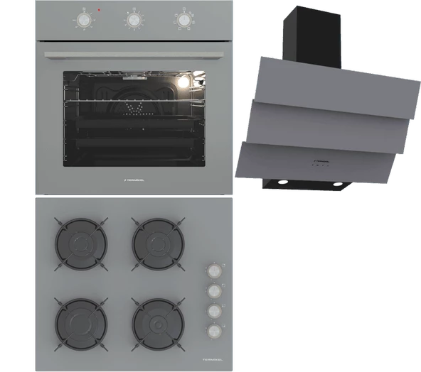 Termikel Ankastre Set (BO O6435C A + BH P6144C A + CH S6532C BA) ürün görseli 1