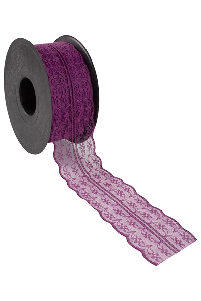 Kına Atölyesi 20 Mt Dantel Kurdela Çift 4 Cm - Resim 9