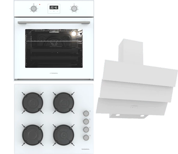 Termikel Ankastre Set (BO O64D5C W + BH P6144C W + CH S6532C WW) ürün görseli 1