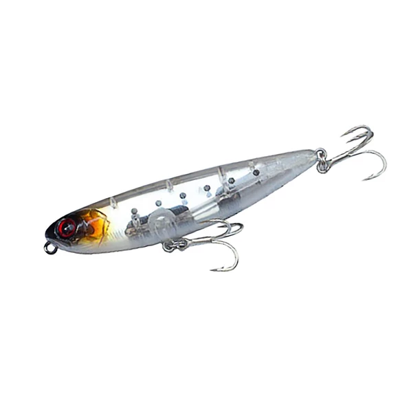 Ryuji Dog Strike 9cm11gr Su Üstü Maket Balık  Ghost Sİlver ürün görseli 1