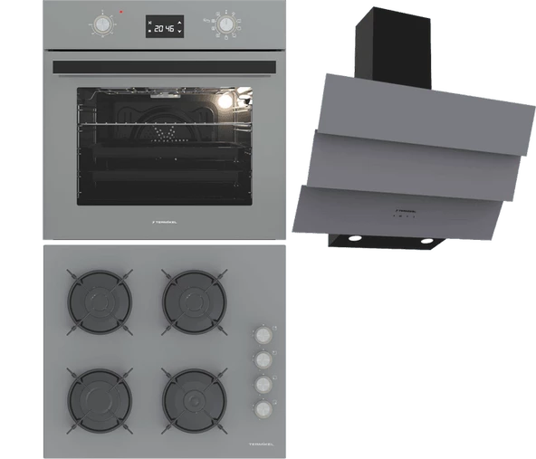 Termikel Ankastre Set (BO O6555C A + BH P6144C A + CH S6532C BA) ürün görseli 1