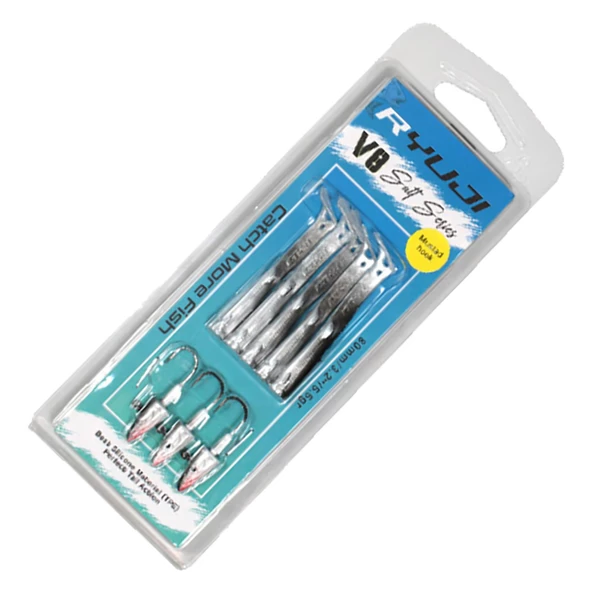 Ryuji V8 8cm 5.5gr Silikon Yem  Black Black ürün görseli 1