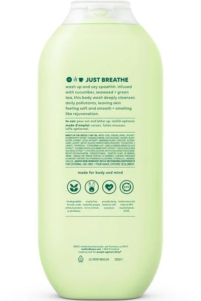 Method Daily Zen Vücut Şampuanı 532ML - Resim 2