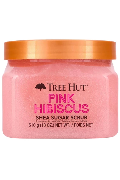 Tree Hut Pink Hibiscus Shea Sugar Scrub Vücut Peelingi 510GR ürün görseli 1