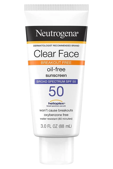 Neutrogena Clear Face SPF50 Yüz İçin Yağsız Güneş Kremi 88ML ürün görseli 1