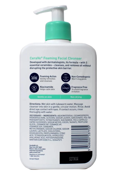 CeraVe Köpüren Temizleyici 473ML - Resim 2