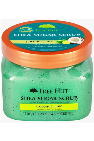Tree Hut Coconut Lime Shea Sugar Scrub Vücut Peelingi 510GR - Resim 3