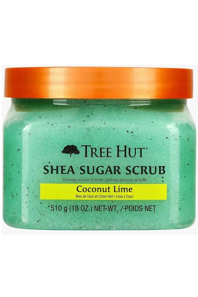 Tree Hut Coconut Lime Shea Sugar Scrub Vücut Peelingi 510GR ürün görseli 1