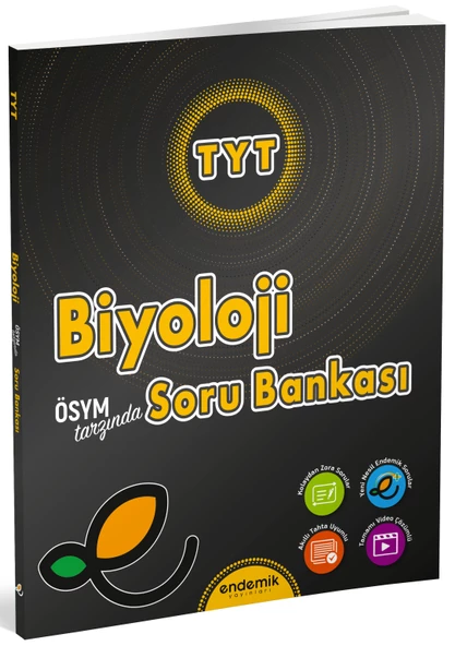 Endemik 2025 Tyt Biyoloji Soru Bankası ürün görseli 1