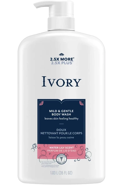 Ivory Nilüfer Kokulu Hafif ve Nazik Vücut Şampuanı 1030ML ürün görseli 1
