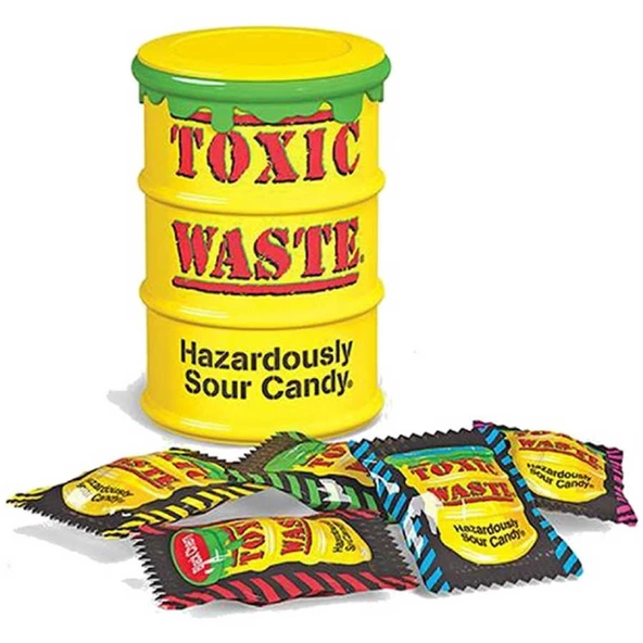 Toxic Waste Hazadously Ekşi Şeker 42GR (Sarı) ürün görseli 1