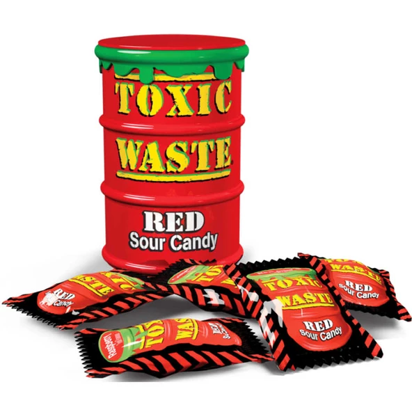 Toxic Waste Red Ekşi Şeker 42GR (Kırmızı) ürün görseli 1