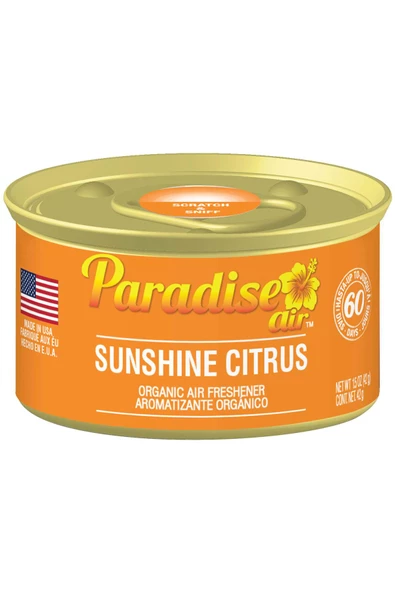 Paradise Air Sunshine Citrus Oda ve Araba Kokusu 42GR ürün görseli 1