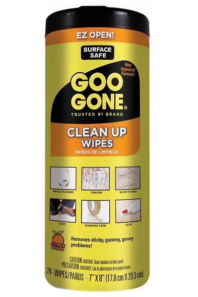 Goo Gone Original Yapışkan ve Kalıntı Temizleyici Mendil 24 Adet ürün görseli 1