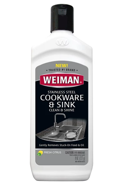Weiman Paslanmaz Çelik Pişirme Kapları ve Lavabo Temizleyici Parlatıcı 237ML ürün görseli 1