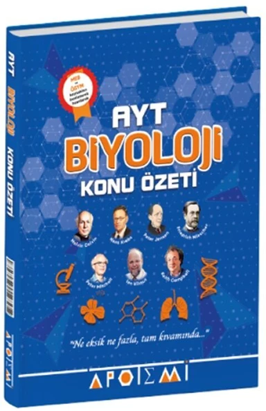 Apotemi Yayınları AYT Biyoloji Konu Özeti ürün görseli 1