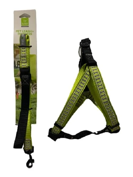 ANS Nunbell Ayarlanabilir Köpek Takım Tasma 2cm-120cm Gezdirme. Gövdesi 40-65cm ürün görseli 1