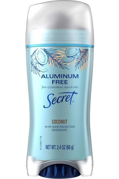 Secret Aluminum Free Coconut Koltuk Altı Deodorant Stick 68GR ürün görseli 1