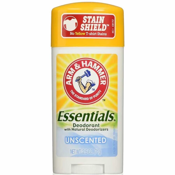 Arm Hammer Essentials Unscented Deodotant 71GR ürün görseli 1