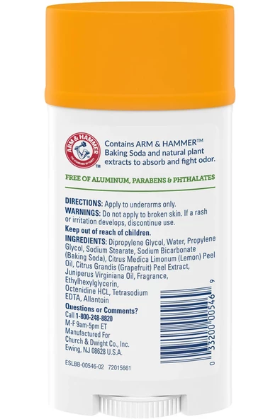 Arm Hammer Essentials Juniper Berry Deodorant 71GR - Resim 2
