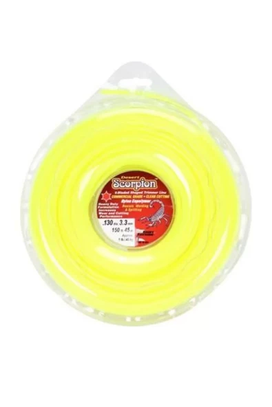 Scorpion Sarı 6 Köşe Akrep Misina 3.3MM 45M ürün görseli 1