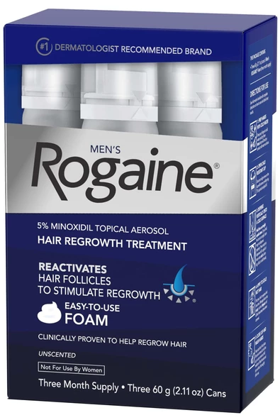 Rogaine Men 3 Aylık Köpük ürün görseli 1