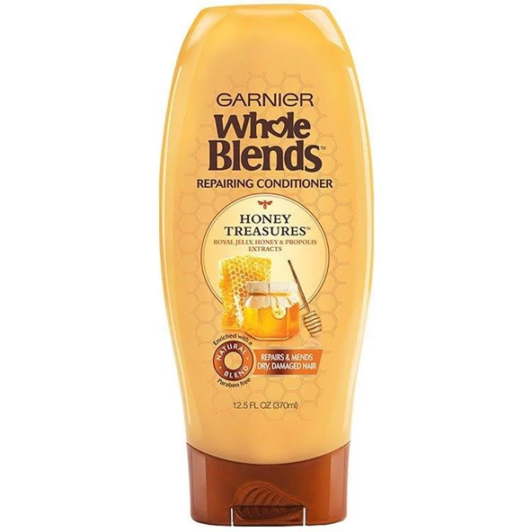 Garnier Whole Blends Bal Özlü Onarıcı Saç Kremi 370ML ürün görseli 1