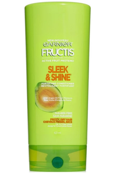 Garnier Fructis Sleek Shine Argan Yağlı Elektriklenme Karşıtı Saç Kremi 621ML ürün görseli 1